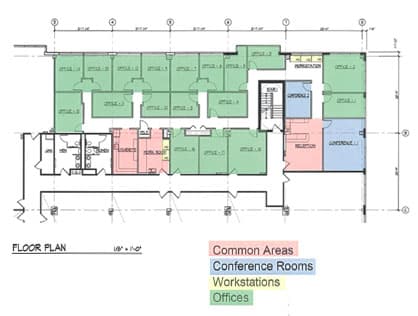 Business Suites of Columbia Floor Plan - Suite 212